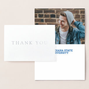 インディアナ州立大学卒業 箔カード
