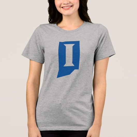 インディアナ州立大学 トライブレンドTシャツ (正面)