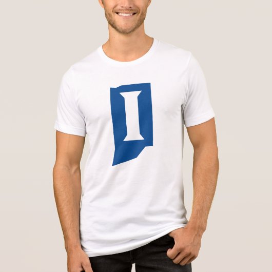 インディアナ州立大学 トライブレンドTシャツ (正面)