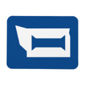 インディアナ州立大学 マグネット (横)