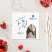 インディアナ州立大学 卒業式 スタンダードカクテルナプキン (インサイチュ)