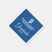 インディアナ州立大学 卒業式 スタンダードカクテルナプキン (角)