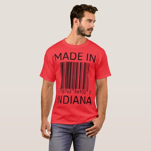インディアナ州製 Tシャツ (正面フル)