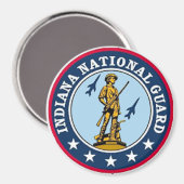 インディアナ州防護磁石 マグネット (正面/裏面)