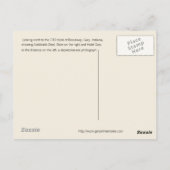 インディアナ州,うつ病の時代 ポストカード (裏面)