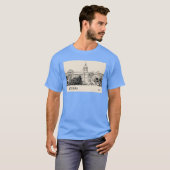 インディアナ州 アメリカ合衆国 オーバーサイズ 2 Tシャツ (正面フル)