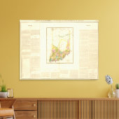 インディアナ州 キャンバスプリント (インサイチュ (リビング))