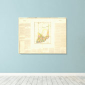 インディアナ州 キャンバスプリント (インサイチュ (ウッドフロア))