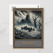 インディアナ州 |ゴシック様式の絵葉書 ポストカード (正面/裏面)