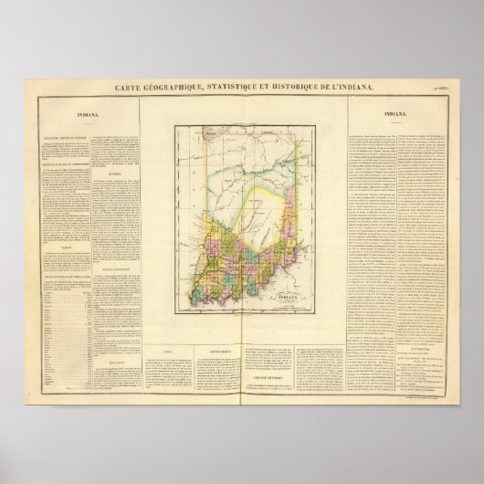 インディアナ州 ポスター (正面)
