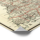 インディアナ州 ポスター (角)