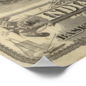 インディアナ州 ポスター (角)