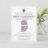 インディアナ州 |大学進学パーティー 招待状 (スタンド正面)