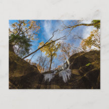 インディアナ州，秋のヘムロックの断崖