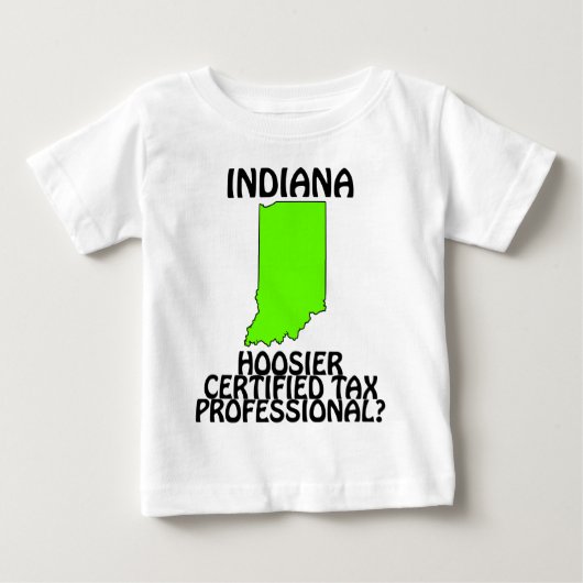 インディアナ州 - 認定税理士？ ベビーTシャツ (正面)