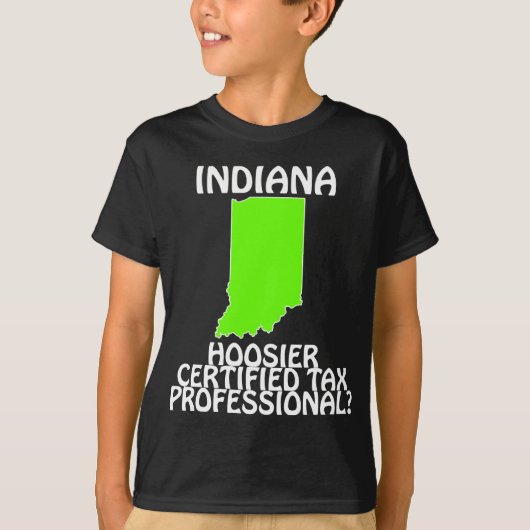 インディアナ州 - 認定税理士? Tシャツ (正面)