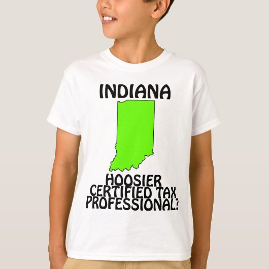 インディアナ州 - 認定税理士? Tシャツ (正面)
