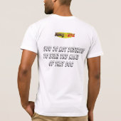 インディアナ犬 Tシャツ (裏面)