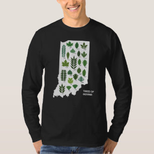 インディアナ男性用長袖シャツの木 Tシャツ