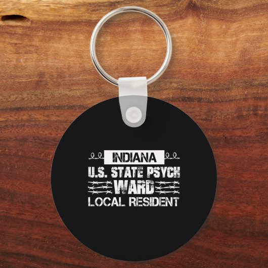 インディアナ米国被収容者サイケウォード郡州刑務所H キーホルダー (正面)