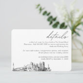 インディアナ結婚ポリスホテルルームブロック詳細 エンクロージャーカード (スタンド正面)