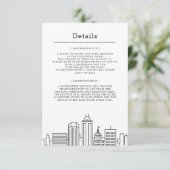 インディアナ結婚州，インディアナポリス |ゲスト詳細 招待状 (スタンド正面)