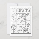 インディアナ色meコラージュ 招待状 (正面)