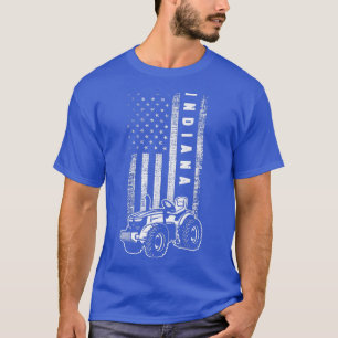 インディアナ農家プライド愛国的インディアナ農家 Tシャツ