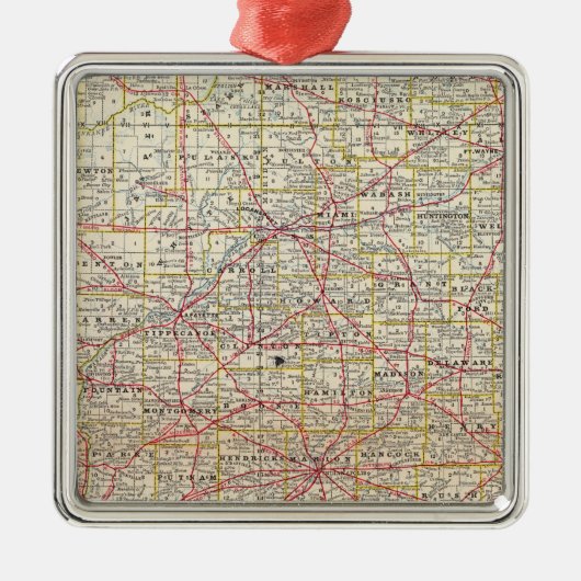 インディアナ7 メタルオーナメント (正面)