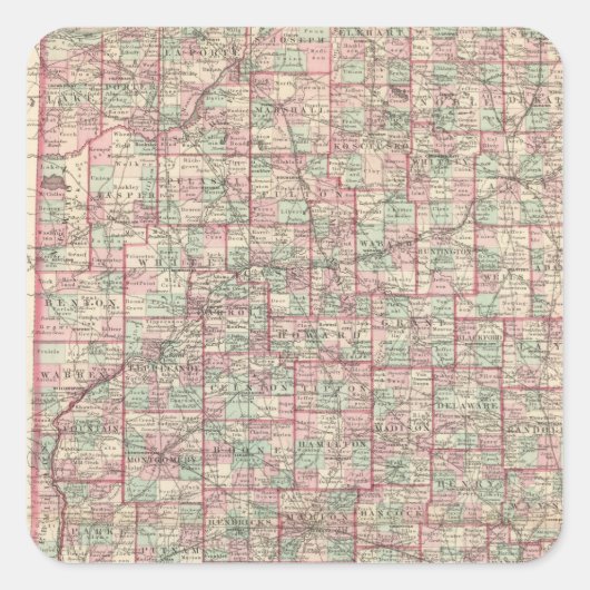 インディアナ8 スクエアシール (正面)