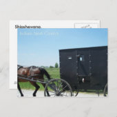 インディアナ・アミッシュ・カントリー ポストカード (正面/裏面)