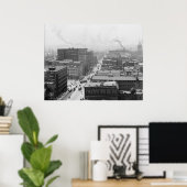 インディアナ，インディアナポリス ポスター (ホームオフィス)