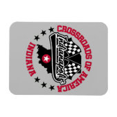 インディアナ，インディアナポリス マグネット (横)