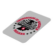 インディアナ，インディアナポリス マグネット (左側)