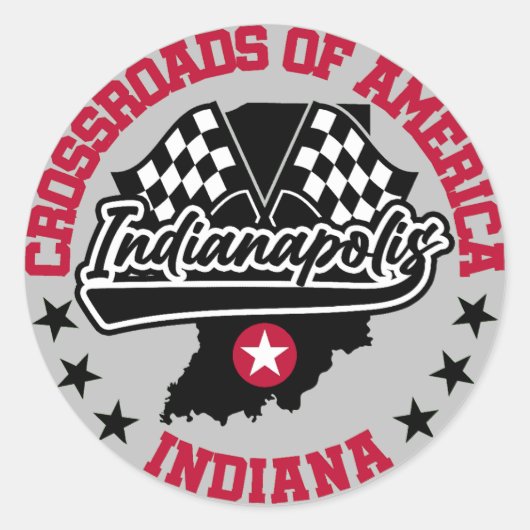 インディアナ,インディアナポリス ラウンドシール (正面)