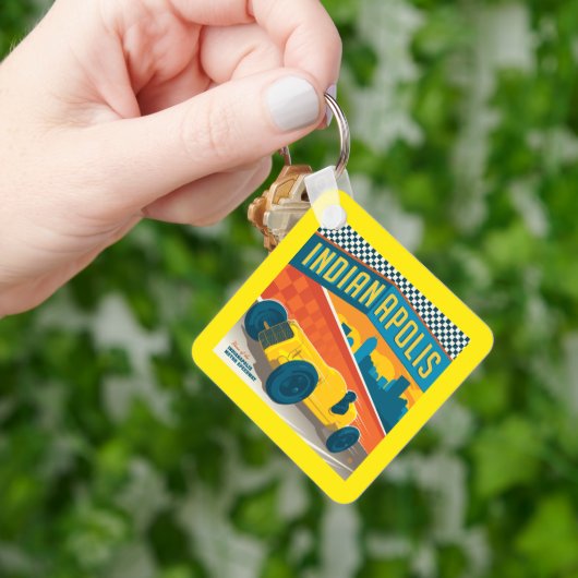 インディアナ,インディアナポリス |ヴィンテージレーサー キーホルダー (手)