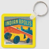 インディアナ,インディアナポリス |ヴィンテージレーサー キーホルダー (裏面)