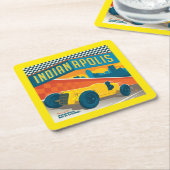 インディアナ，インディアナポリス |ヴィンテージレーサー スクエアペーパーコースター (アングル)