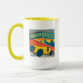 インディアナ，インディアナポリス |ヴィンテージレーサー マグカップ (左)