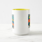 インディアナ，インディアナポリス |ヴィンテージレーサー マグカップ (中央)