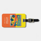 インディアナ,インディアナポリス |ヴィンテージレーサー ラゲッジタグ (正面横)