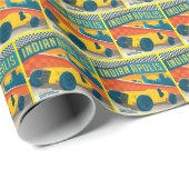 インディアナ，インディアナポリス |ヴィンテージレーサー ラッピングペーパー (ロールコーナー)