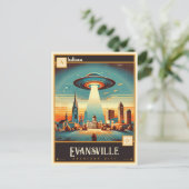 インディアナ,エバンズビル |ヴィンテージ ポストカード (スタンド正面)