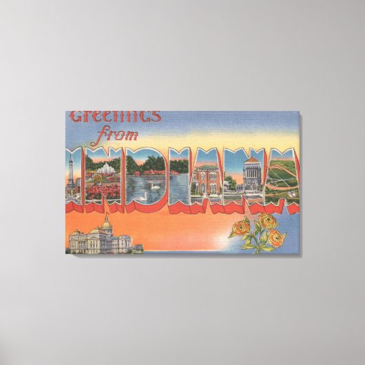 インディアナ キャンバスプリント (正面)