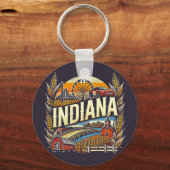 インディアナ キーホルダー (裏面)