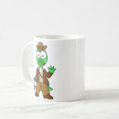 インディアナ・ジョーンズの格好をしたパラショロフォス。 コーヒーマグカップ (正面左)