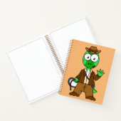 インディアナ・ジョーンズの格好をしたパラショロフォス。 ノートブック (内部)