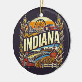 インディアナ セラミックオーナメント (左)
