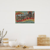 インディアナ,ペンシルバニア – ラージレターのシーン ポスター (キッチン)