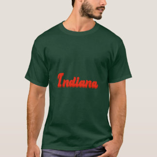 インディアナ・ボールド・スクリプト・レター Tシャツ